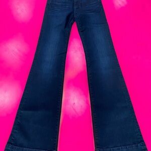 7 For All Mankind Deep Indigo Flare Jeans